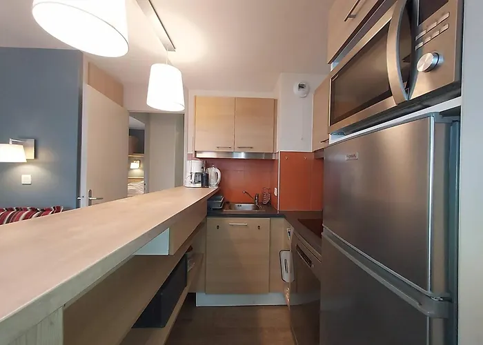 2 Pieces A La Plagne, Balcon Ensoleille, 5 Couchages - Fr-1-351-277 Lägenhet *