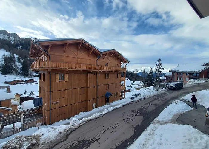 2 Pieces A La Plagne, Balcon Ensoleille, 5 Couchages - Fr-1-351-277 La Plagne