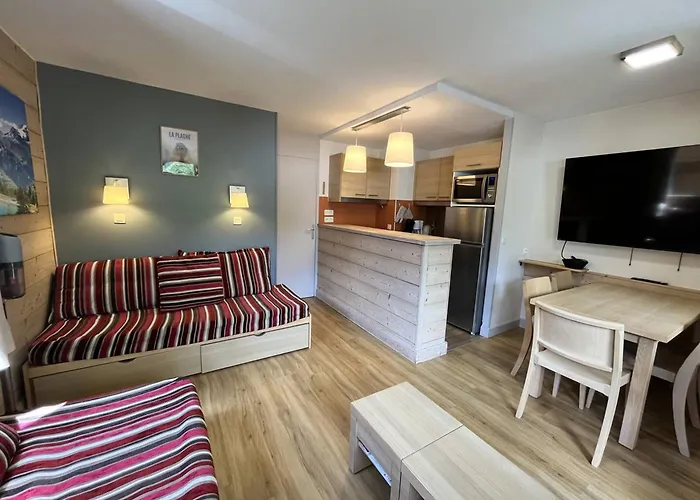 2 Pieces A La Plagne, Balcon Ensoleille, 5 Couchages - Fr-1-351-277 La Plagne